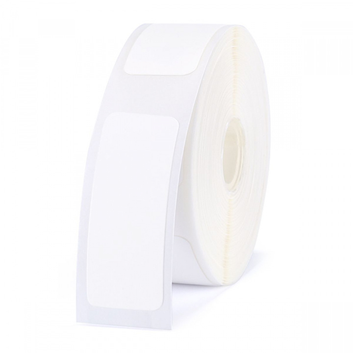 Termiske etiketter til Niimbot D11 etiketteringsmaskine, Selvklæbende, 12x40mm, Hvid i gruppen COMPUTERTILBEHØR / Printere og tilbehør / Printere / Zebra & Label Printere hos TP E-commerce Nordic AB (38-97507)