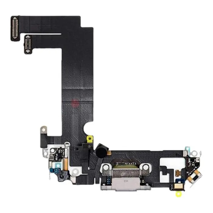 iPhone 12 Mini Opladningsstik med Flex - Hvid i gruppen SMARTPHONES & TABLETS / Reservdelar hos TP E-commerce Nordic AB (38-97596)