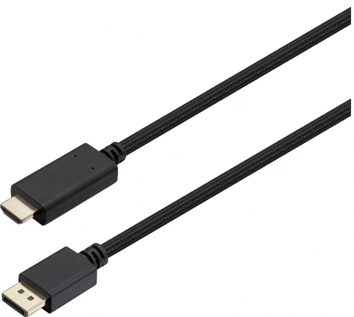 Sandstrøm DisplayPort till HDMI-kabel, 1,8m i gruppen COMPUTERTILBEHØR / Kabler og adaptere / DisplayPort hos TP E-commerce Nordic AB (38-97615)