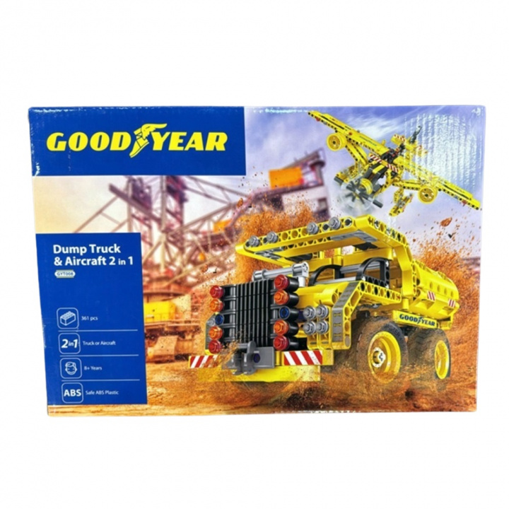 Lego Goodyear licens - 2 i 1 - Dumper og flyvemaskine i gruppen LEGETØJ, BØRN & BABY / Legetøj / Bygge legesager / Lego hos TP E-commerce Nordic AB (38-97627)