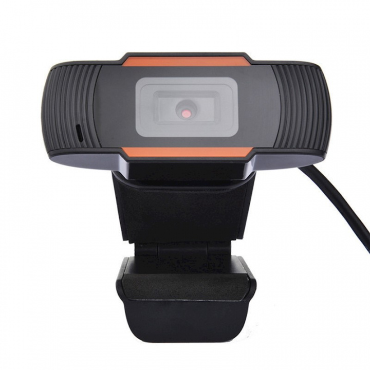 Setty Webcam med indbygget mikrofon, Sort i gruppen COMPUTERTILBEHØR / Computer Tilbehør / Webkameraer hos TP E-commerce Nordic AB (38-97641)