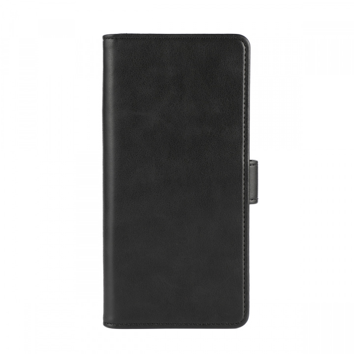 Essentials Motorola G34 PU plånboksfodral med 3-kortplatser, Svart i gruppen SMARTPHONES & TABLETS / Mobil Beskyttelse / Motorola hos TP E-commerce Nordic AB (38-97665)