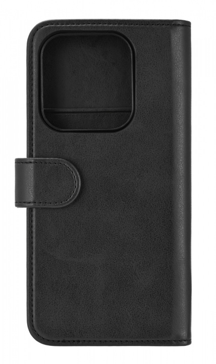 Essentials Xiaomi Redmi Note 14 PU-plånbok, avtagbar, 3 kort, svart i gruppen SMARTPHONES & TABLETS / Mobil Beskyttelse / Xiaomi hos TP E-commerce Nordic AB (38-97672)