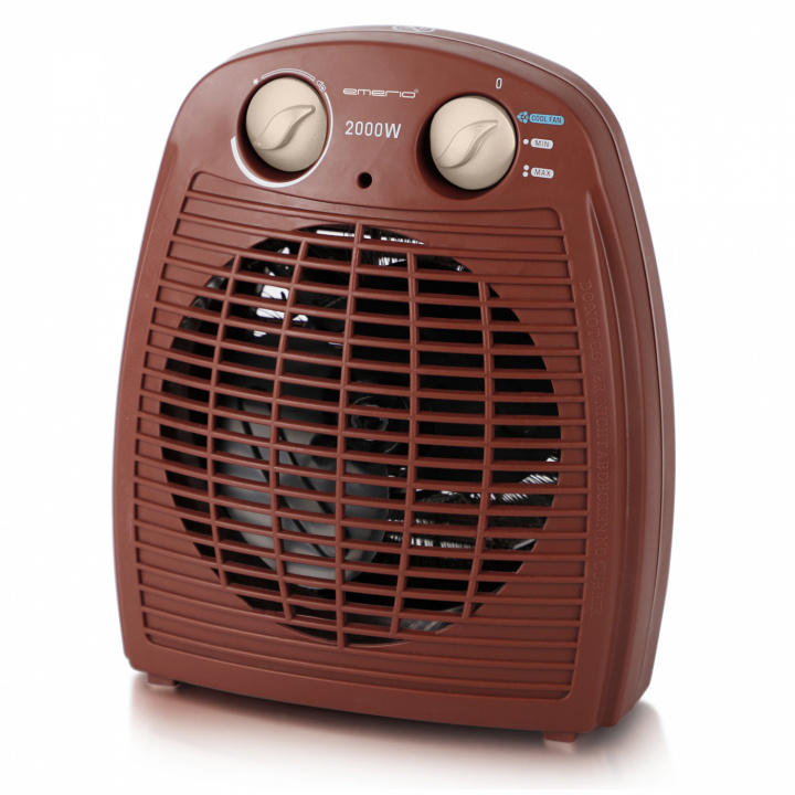 Emerio FH-106737.13 Värmefläkt, Röd i gruppen HJEM, HUS & HAVE / Ventilator & Klima apparater / Varme ventilatorer hos TP E-commerce Nordic AB (38-97702)