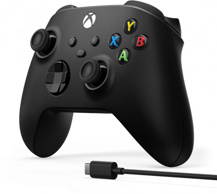 Microsoft Xbox Trådlös Handkontroll Gen 9 inklusive Kabel För Windows 10, Svart i gruppen HJEMMEELEKTRONIK / Spilkonsoller og tilbehør / Xbox Series X hos TP E-commerce Nordic AB (38-98086)