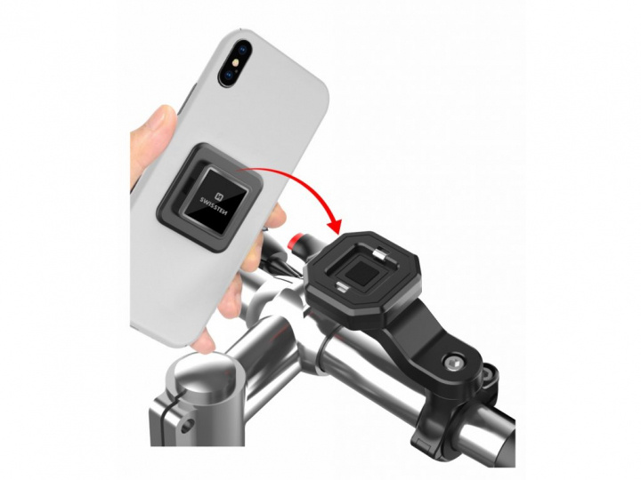 Swissten mobiltelefonholder til cykel i gruppen SPORT, FRITID & HOBBY / Sportsudstyr / Cykel tilbehør / Øvrigt cykel tilbehør hos TP E-commerce Nordic AB (38-98153)