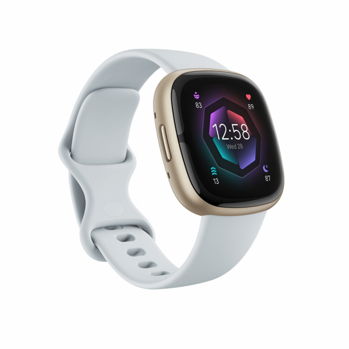 Fitbit Sense 2 Blå Guld Smart ur i gruppen SPORT, FRITID & HOBBY / Smartwatch & Aktivitetsmåler / Smartwatches hos TP E-commerce Nordic AB (38-98159)