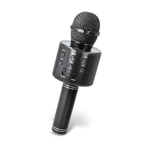 Maxlife-mikrofon med Bluetooth-højttaler inkl. etui, MX-300, sort i gruppen HJEMMEELEKTRONIK / Lyd & billede / Højttalere & tilbehør / Tilbehør hos TP E-commerce Nordic AB (38-98168)