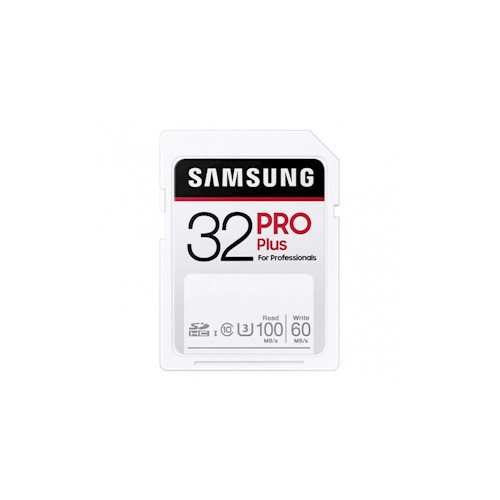 Samsung Hukommelseskort 32GB SDHC Pro Plus 100MB/s i gruppen HJEMMEELEKTRONIK / Lagringsmedier / Hukommelseskort / SD/SDHC/SDXC hos TP E-commerce Nordic AB (38-98185)