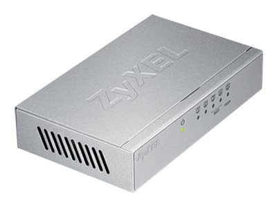 Zyxel GS-105B Switch 5-port Gigabit, Metall & Silver i gruppen COMPUTERTILBEHØR / Netværk / Switches / 10/100/1000Mbps hos TP E-commerce Nordic AB (38-98260)