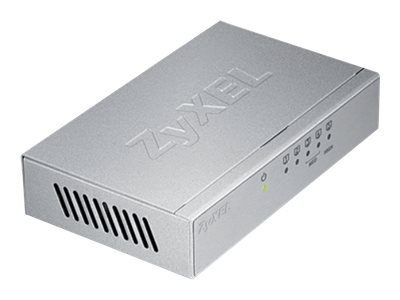 Zyxel GS-105B Switch 5-port Gigabit, Metall & Silver i gruppen COMPUTERTILBEHØR / Netværk / Switches hos TP E-commerce Nordic AB (38-98260)
