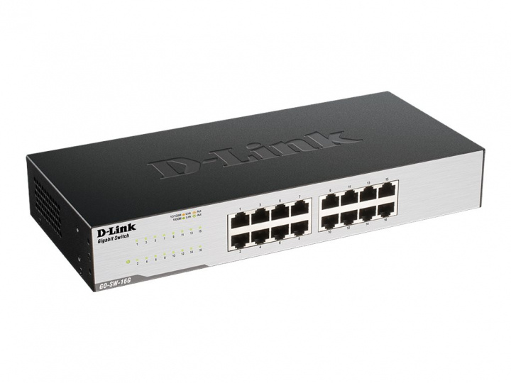 D-Link GO-SW-16G Switch 16-port Gigabit Preowned Grade B i gruppen COMPUTERTILBEHØR / Netværk / Switches hos TP E-commerce Nordic AB (38-98263D)