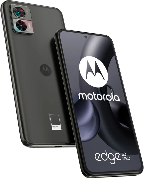 Motorola Edge 30 Neo 8+128GB Dual Sim, Svart Onyx i gruppen SMARTPHONES & TABLETS / Mobiltelefoner & smartphones hos TP E-commerce Nordic AB (38-98276)