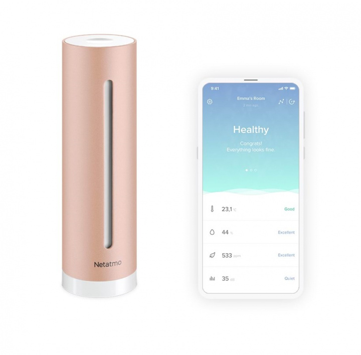 Netatmo Smart måler til indendørs luftkvalitet i gruppen HJEM, HUS & HAVE / Smart hjem / Smart home systemer hos TP E-commerce Nordic AB (38-98289)