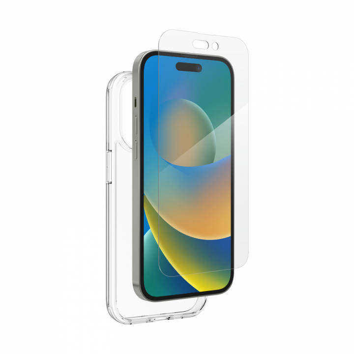 ZAGG Pakke: Skærmbeskytter + gennemsigtigt etui til iPhone 14 i gruppen SMARTPHONES & TABLETS / Mobil Beskyttelse / Apple / iPhone 14 hos TP E-commerce Nordic AB (38-98418)