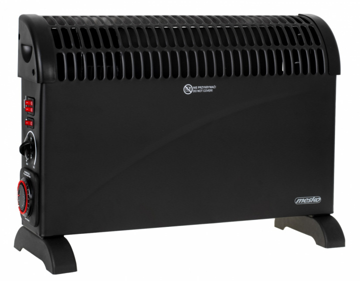Mesko MS 7741b Konvektorvarmer med timer og turboventilator, Sort i gruppen HJEM, HUS & HAVE / Ventilator & Klima apparater / Radiatorer hos TP E-commerce Nordic AB (38-98471)