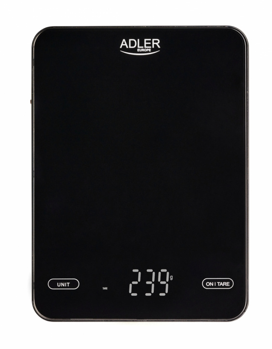Adler AD 3177b Køkkenvægt 10 kg, USB-opladning, sort i gruppen HJEM, HUS & HAVE / Køkkenredskaber / Køkkenvægt hos TP E-commerce Nordic AB (38-98480)