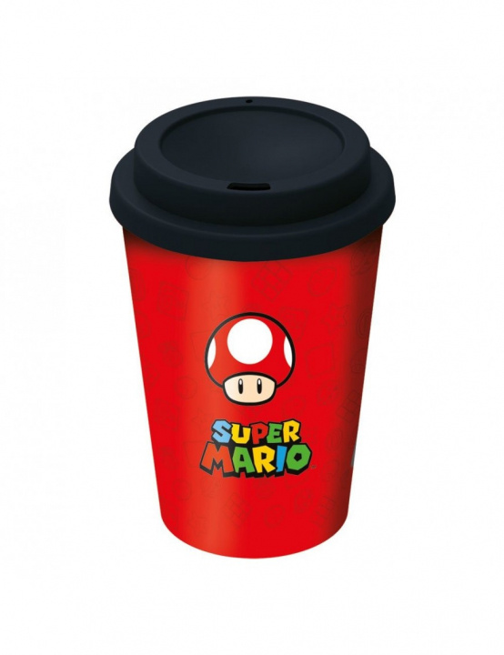 Take-away mugg med Super Mario-motiv i gruppen HJEM, HUS & HAVE / Køkkenredskaber / Øvrige køkkenredskaber hos TP E-commerce Nordic AB (38-98551)