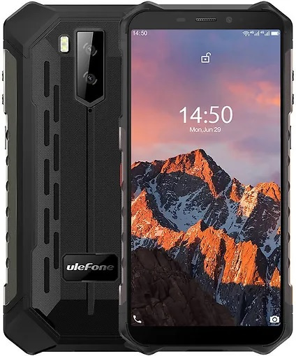 Ulefone Armor X5 Pro 64/4 GB, Svart i gruppen SMARTPHONES & TABLETS / Mobiltelefoner & smartphones hos TP E-commerce Nordic AB (38-98588)