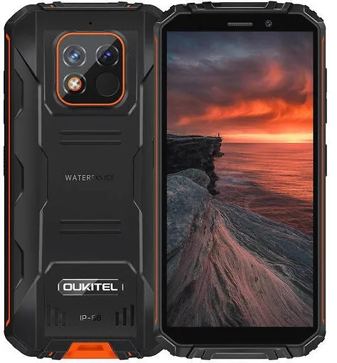 Oukitel WP18 Pro, 64/4Gt, Orange/svart i gruppen SMARTPHONES & TABLETS / Mobiltelefoner & smartphones hos TP E-commerce Nordic AB (38-98594)