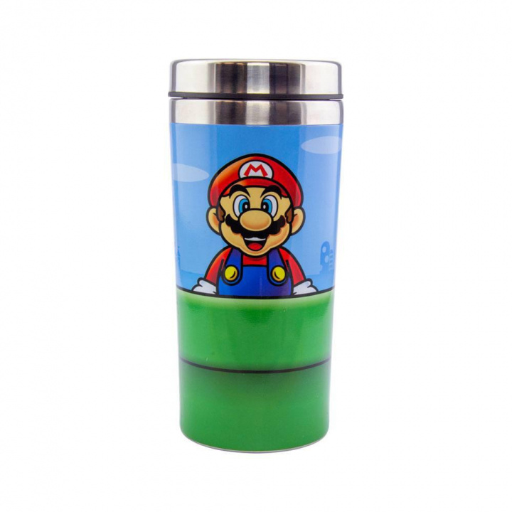 Super Mario Warp Pipe Travel Mug 450 ml i gruppen SPORT, FRITID & HOBBY / Friluftsliv / Termokander & vandflasker hos TP E-commerce Nordic AB (38-98623)