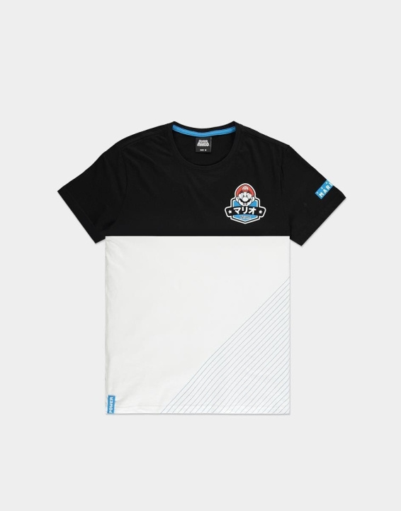 Team Mario - T-shirt til mænd, S i gruppen HJEMMEELEKTRONIK / Spilkonsoller og tilbehør / Øvrige spil hos TP E-commerce Nordic AB (38-98643)