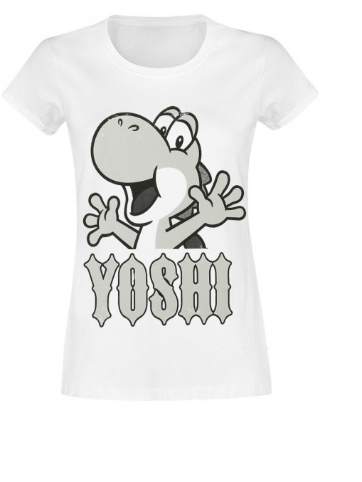 Difuzed Nintendo Yoshi Women\'s T-shirt, M i gruppen SPORT, FRITID & HOBBY / Accessories / T-shirts hos TP E-commerce Nordic AB (38-98644)