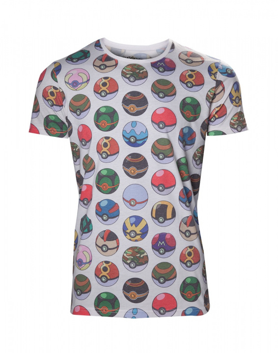 Bioworld Pokémon Pokéboll T-shirt, XL i gruppen SPORT, FRITID & HOBBY / Accessories / T-shirts hos TP E-commerce Nordic AB (38-98699)