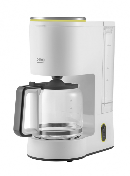 Beko Kaffebryggare 10 koppar 1000W, Vit i gruppen HJEM, HUS & HAVE / Husholdningsapparater / Kaffe og espresso / Kaffemaskiner hos TP E-commerce Nordic AB (38-98737)