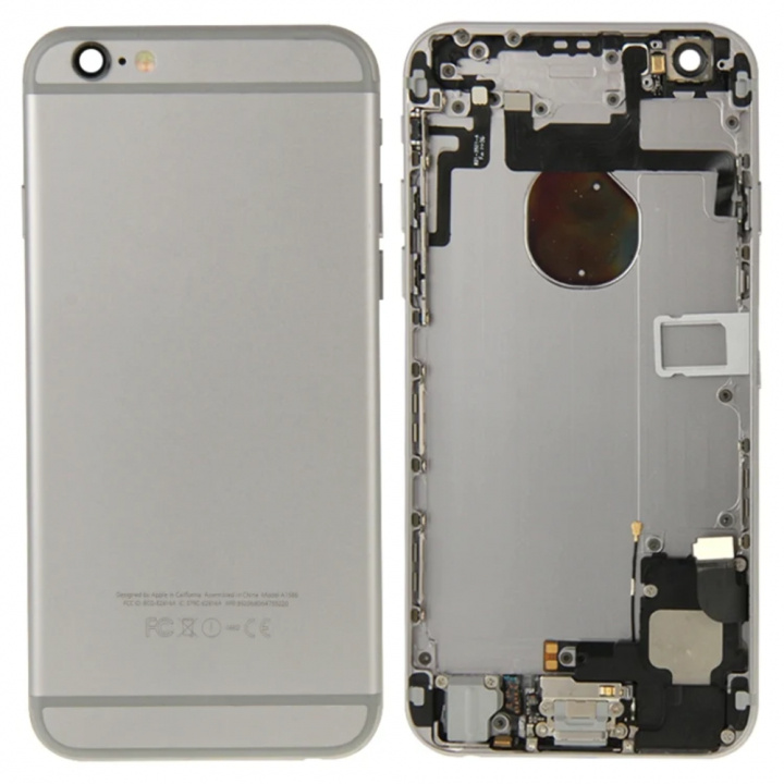 iPhone 6 Plus bagcover - Space Grey i gruppen SMARTPHONES & TABLETS / Reservdelar hos TP E-commerce Nordic AB (38-98808)