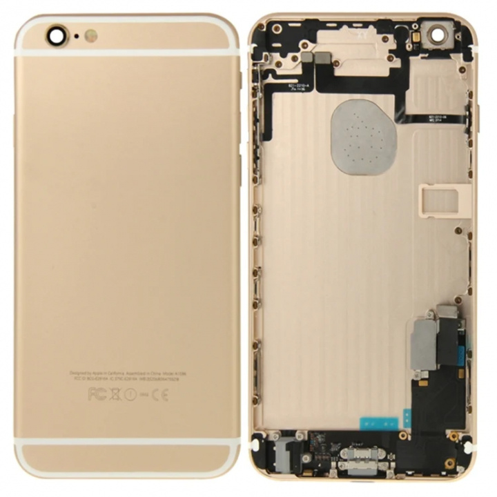 iPhone 6 Plus backside - Gold i gruppen SMARTPHONES & TABLETS / Reservdelar hos TP E-commerce Nordic AB (38-98809)