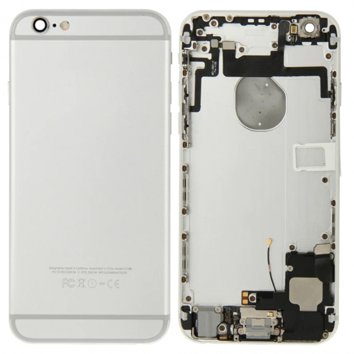 iPhone 6 Plus bagcover - Sølv i gruppen SMARTPHONES & TABLETS / Reservdelar hos TP E-commerce Nordic AB (38-98810)