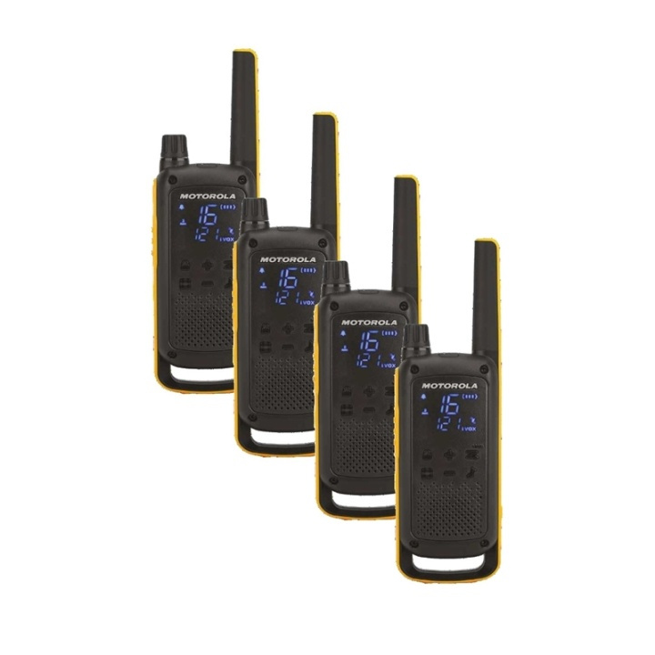 Motorola Talkabout T82 Extreme, Walkie Talkie 4-pak i gruppen SPORT, FRITID & HOBBY / Friluftsliv / Walkie talkie hos TP E-commerce Nordic AB (38-99026)