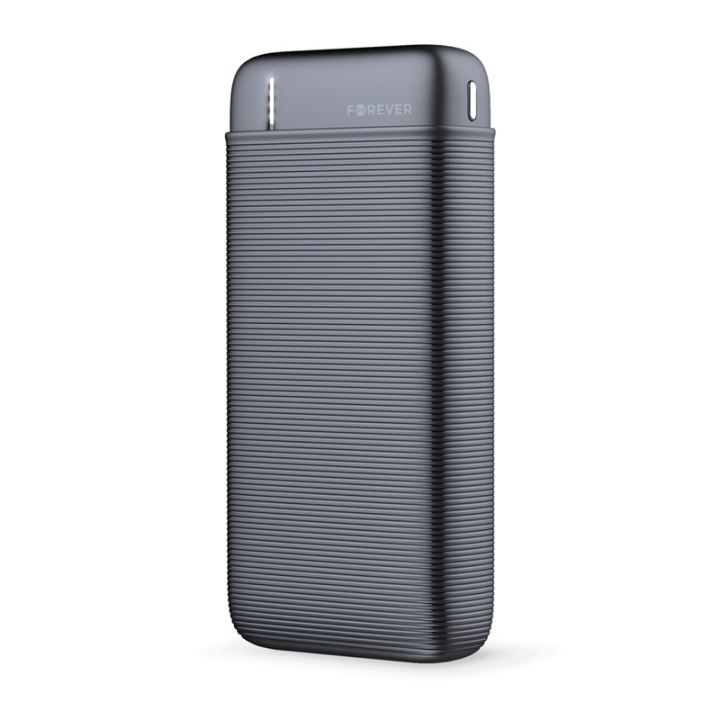 Forever 20000 mAh powerbank TB-100L, sort i gruppen SMARTPHONES & TABLETS / Opladere og kabler / Powerbanks hos TP E-commerce Nordic AB (38-99178)