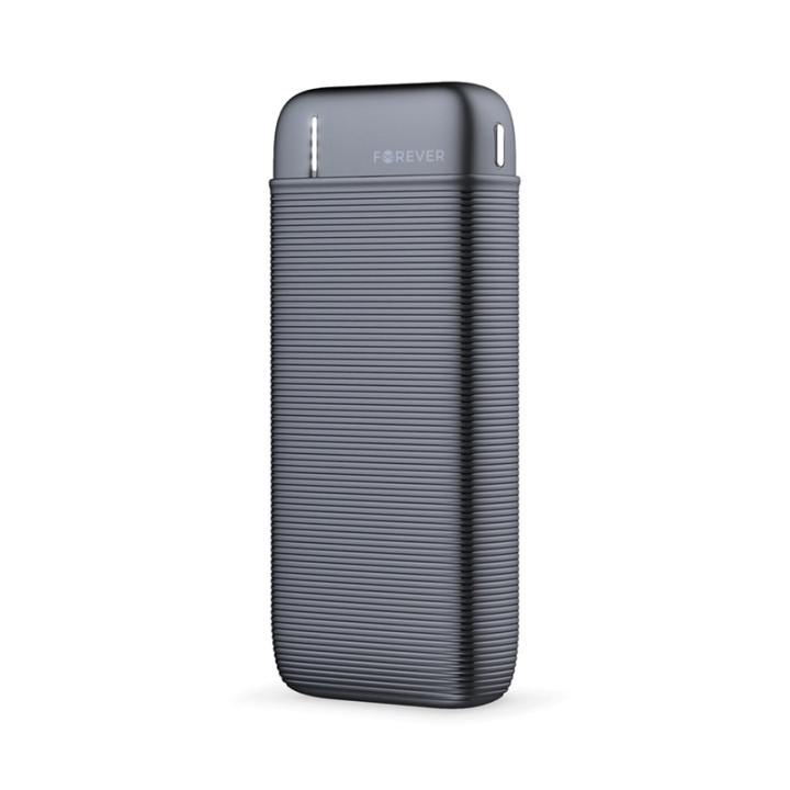 Forever Powerbank 10000 mAh TB-100M, sort i gruppen SMARTPHONES & TABLETS / Opladere og kabler / Powerbanks hos TP E-commerce Nordic AB (38-99180)