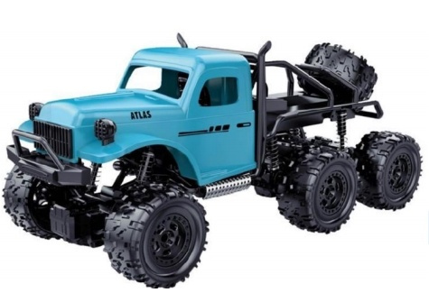 RC 6WD Truck 2.4G 1-16, Blå i gruppen LEGETØJ, BØRN & BABY / Radiostyrede / Radiostyrede biler hos TP E-commerce Nordic AB (38-99223)