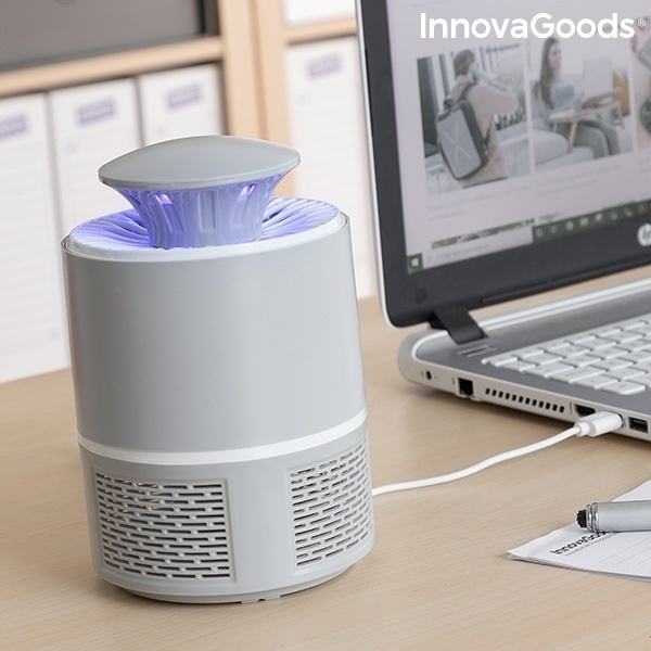 InnovaGoods Anti-myggelampe, lysegrå i gruppen HJEM, HUS & HAVE / Have og gårdhave / Skadedyr hos TP E-commerce Nordic AB (38-99229)