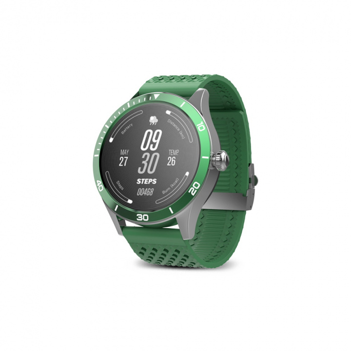 Forever smartwatch AMOLED ICON 2 AW-110, Green i gruppen SPORT, FRITID & HOBBY / Smartwatch & Aktivitetsmåler / Smartwatches hos TP E-commerce Nordic AB (38-99338)