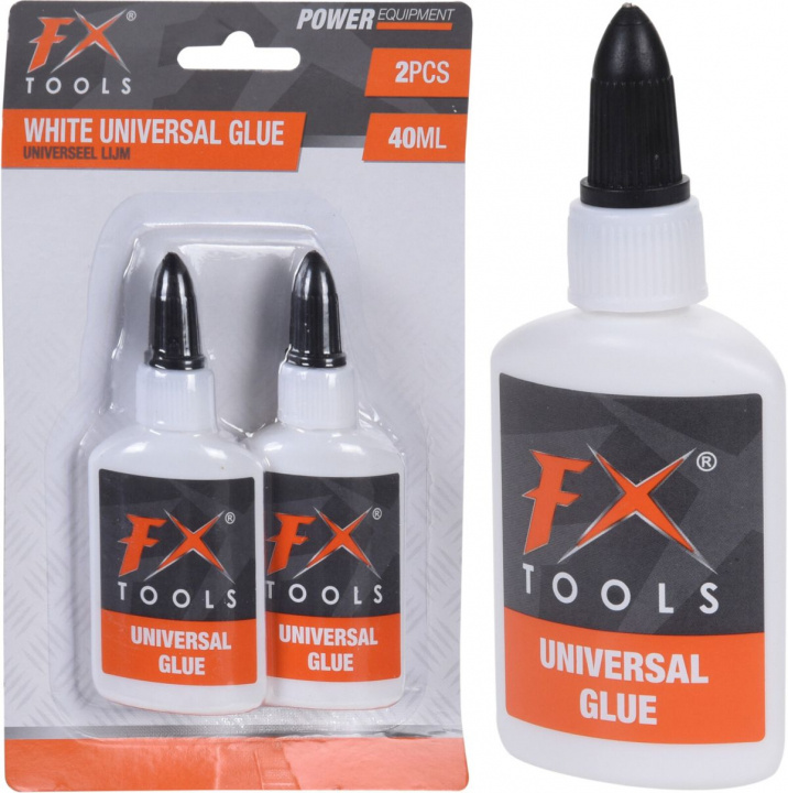 FX Tools Universal Glue 40ml, 2-pack i gruppen HJEM, HUS & HAVE / Kontorartikler / Tape/Lim hos TP E-commerce Nordic AB (38-99353)