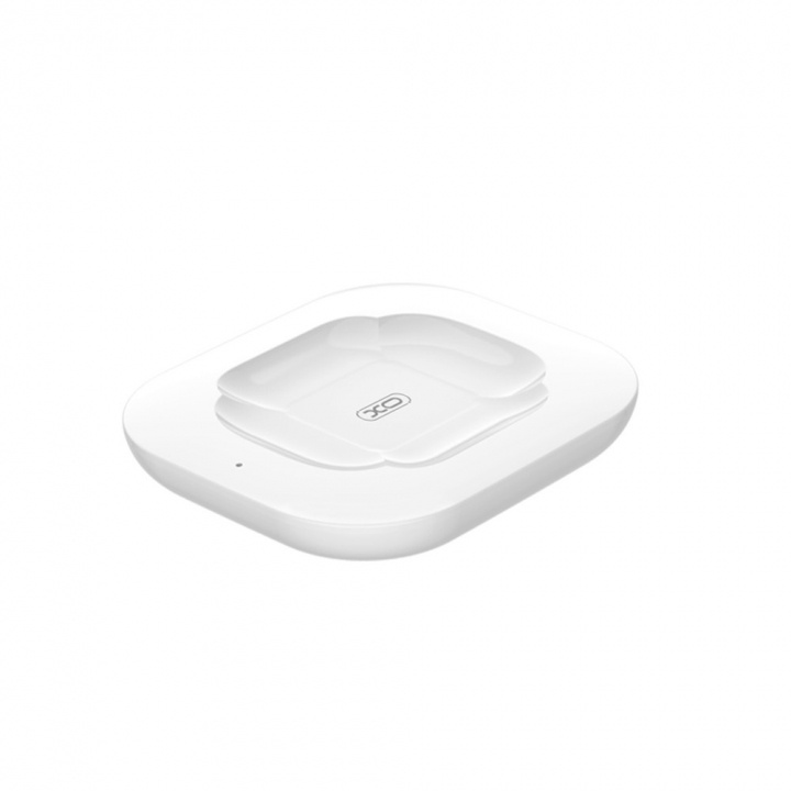 XO trådløs oplader til Airpods 10W, hvid i gruppen SMARTPHONES & TABLETS / Opladere og kabler / Trådløs Qi oplader hos TP E-commerce Nordic AB (38-99375)