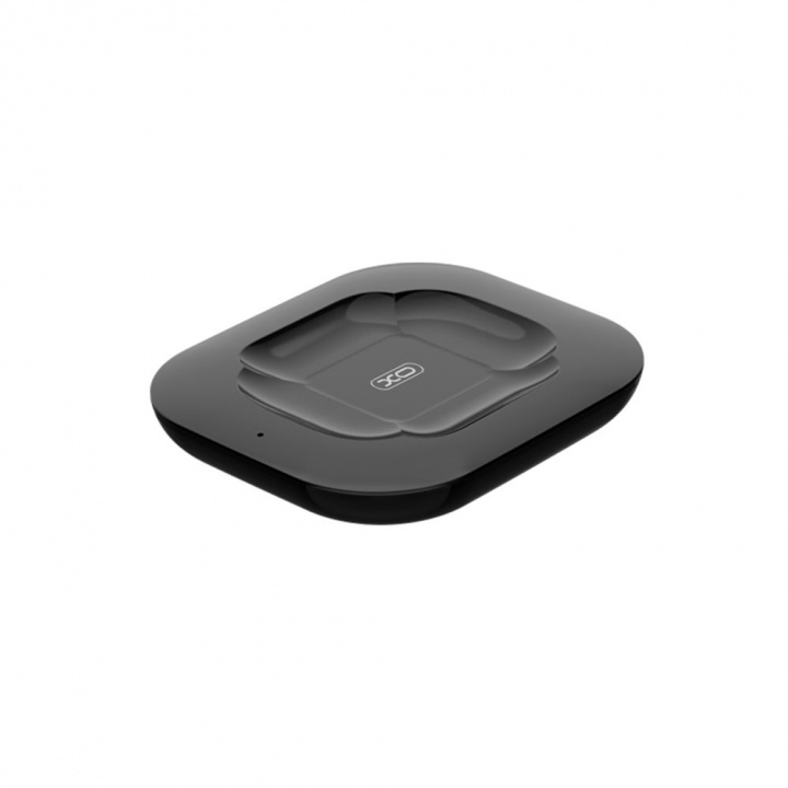 XO trådløs oplader til Airpods 10W, sort i gruppen SMARTPHONES & TABLETS / Opladere og kabler / Trådløs Qi oplader hos TP E-commerce Nordic AB (38-99376)