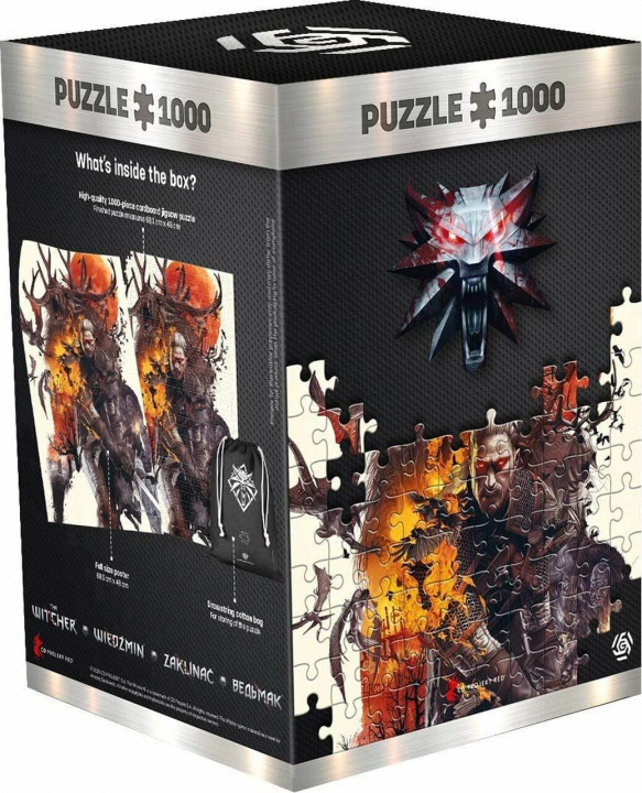 Good Loot Pussel 1000 bitar - The Witcher: Monsters i gruppen SPORT, FRITID & HOBBY / Hobby / Puslespil hos TP E-commerce Nordic AB (38-99406)