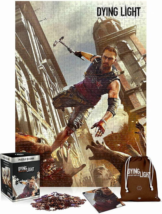 Good Loot Pussel 1000 bitar - Dying Light 1: Cranes Fight i gruppen LEGETØJ, BØRN & BABY / Legetøj / Puslespil hos TP E-commerce Nordic AB (38-99408)