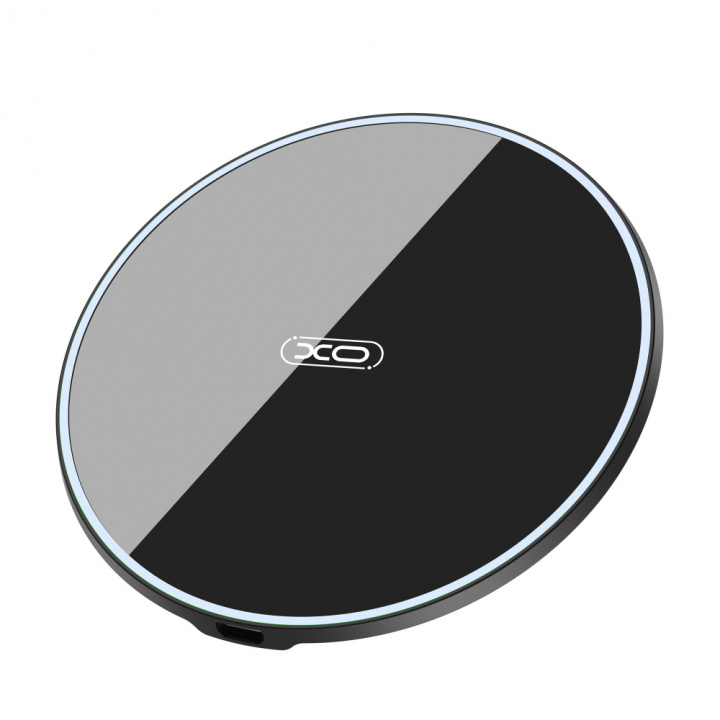 XO WX026 QI-oplader 15W, sort i gruppen SMARTPHONES & TABLETS / Opladere og kabler / Trådløs Qi oplader hos TP E-commerce Nordic AB (38-99422)