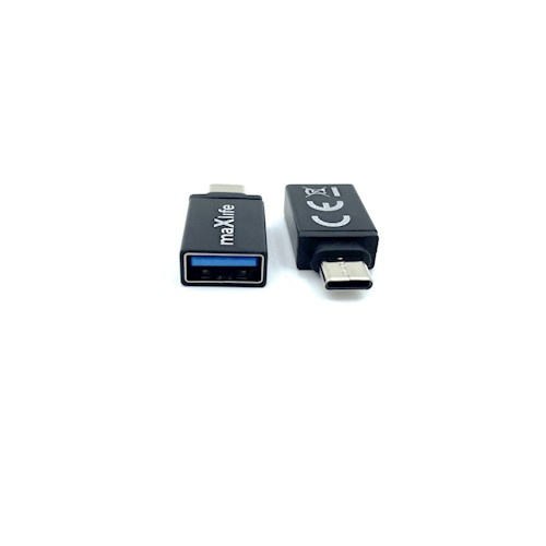 Maxlife USB 3.0 till USB-C-adapter i gruppen SMARTPHONES & TABLETS / Opladere og kabler / Adaptere hos TP E-commerce Nordic AB (38-99424)