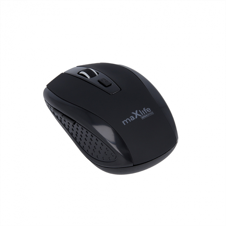 Maxlife trådløs optisk mus 800/1000/1600 DPI, sort i gruppen COMPUTERTILBEHØR / Mus og tastatur / Mus / Ledningsfri hos TP E-commerce Nordic AB (38-99431)