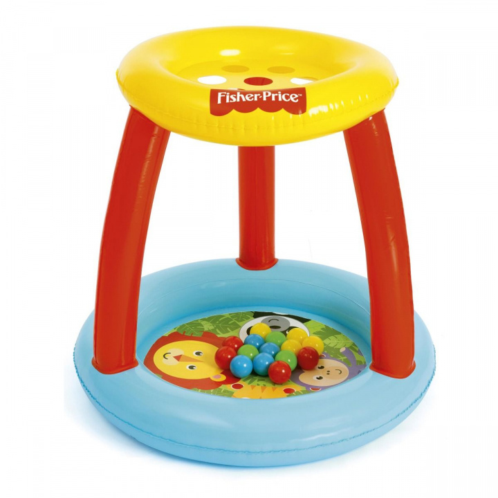Bestway Fisher Price Oppustelig børnepool / Boldhav med dyremotiv i gruppen LEGETØJ, BØRN & BABY / Udeleg & Sport / Vandleg, bad og strand hos TP E-commerce Nordic AB (38-99527)