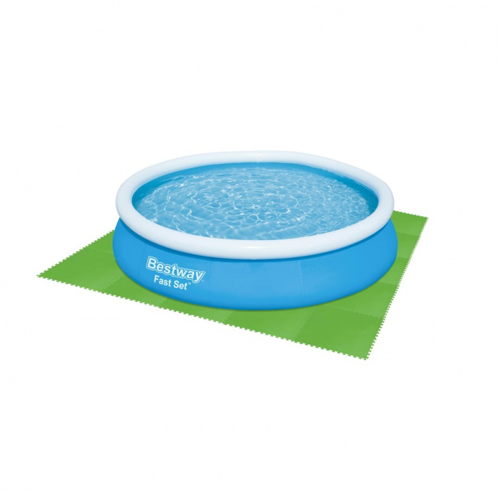 Bestway Flowclear Pool Mat 78cm x 78cm (9 stykker - 5,47sqm) i gruppen HJEM, HUS & HAVE / Have og gårdhave / Pool & Tilbehør / Duge & Dækstykker hos TP E-commerce Nordic AB (38-99556)