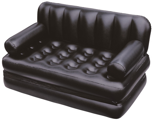 Bestway Oppustelig sovesofa, sort vinyl i gruppen HJEM, HUS & HAVE / Interiør / Stole og taburetter hos TP E-commerce Nordic AB (38-99562)