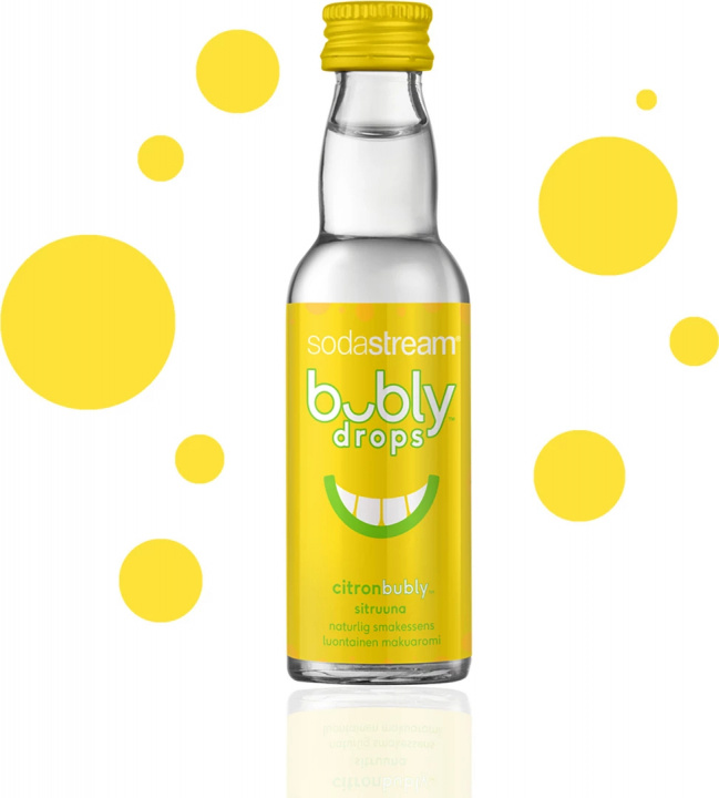 SodaStream Bubly Drops med citronsmag i gruppen HJEM, HUS & HAVE / Husholdningsapparater / Vand & Juice / Kulsyremaskiner / Smag hos TP E-commerce Nordic AB (38-99583)